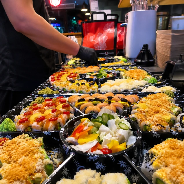 Sushi platter